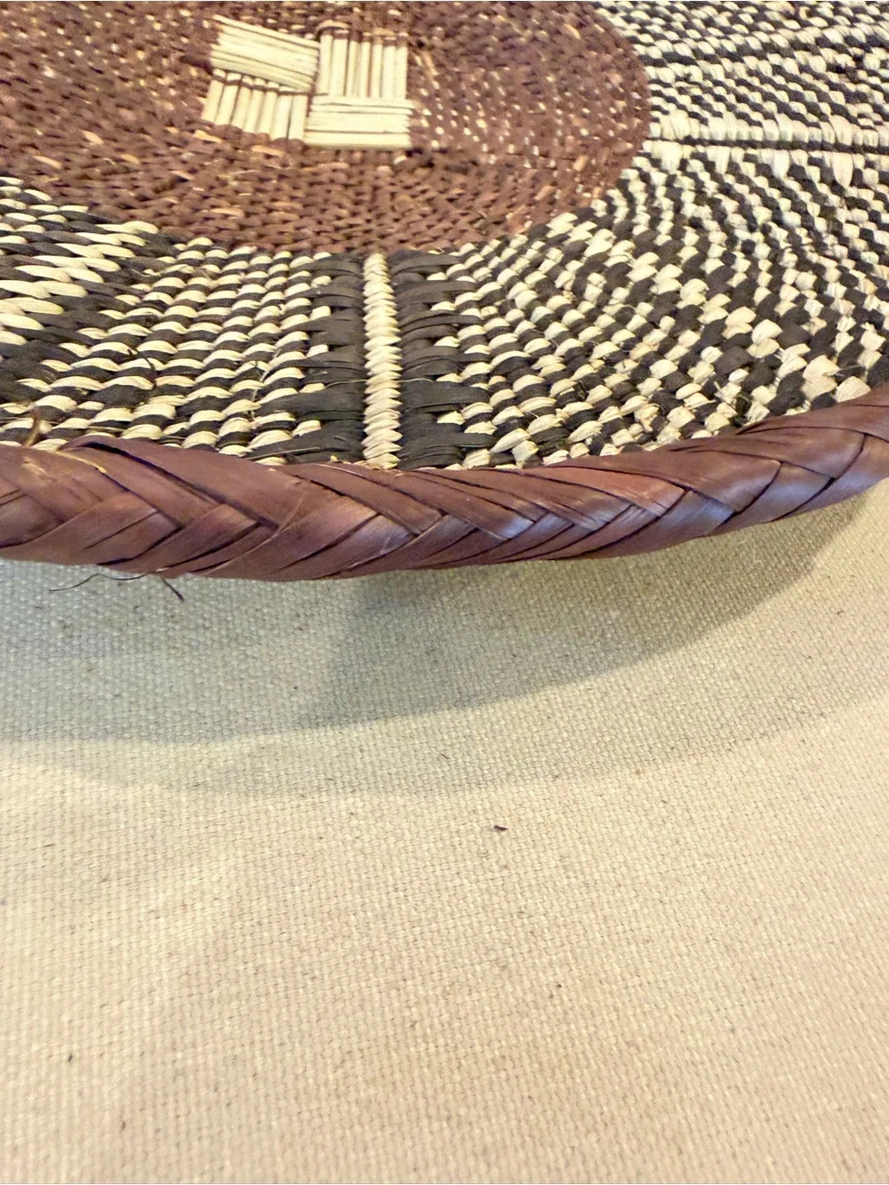 NEW Africa Woven Basket. Made by the Binga people of Zambia/Zimbabwe